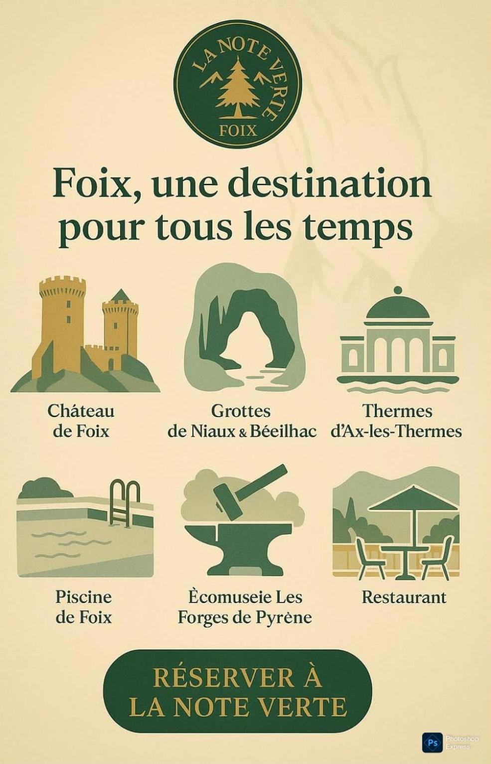 La Note Verte - Parking Gratuit Devant L'Entree Foix Ngoại thất bức ảnh